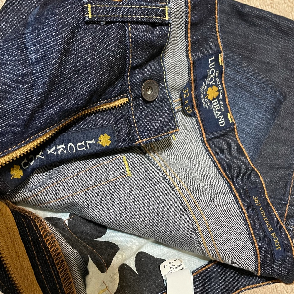 Lucky 367 Vintage Boot men’s jeans, never worn